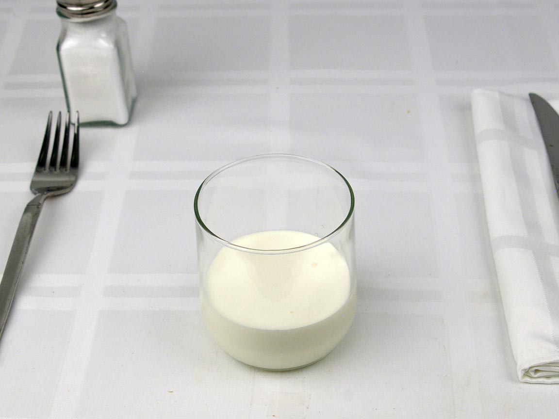 Calories in 8 Tbsp(s) of Mexican Crema - Table Cream