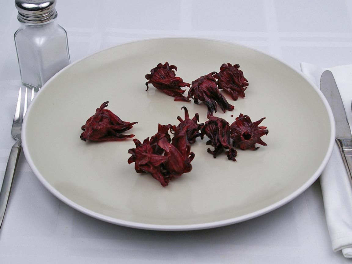 Calories in 0.67 cup(s) of Hibiscus Flowers - Dried
