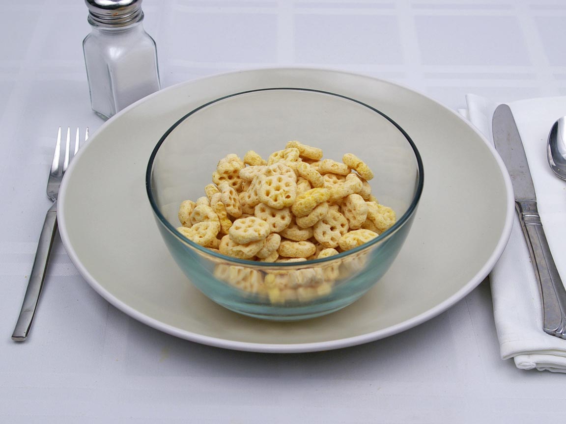 Calories in 1.25 cup(s) of Honey-Comb Cereal
