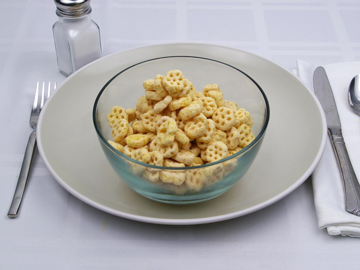 Calories in 2.25 cup(s) of Honey-Comb Cereal