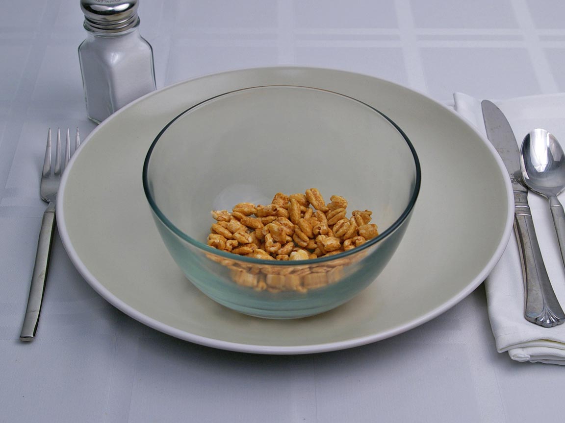 Calories in 0.25 cup(s) of Honey Smacks Cereal