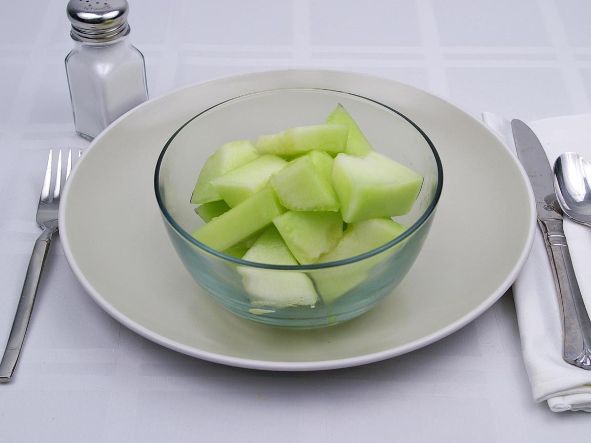 Calories in 340 grams of Honeydew Melon