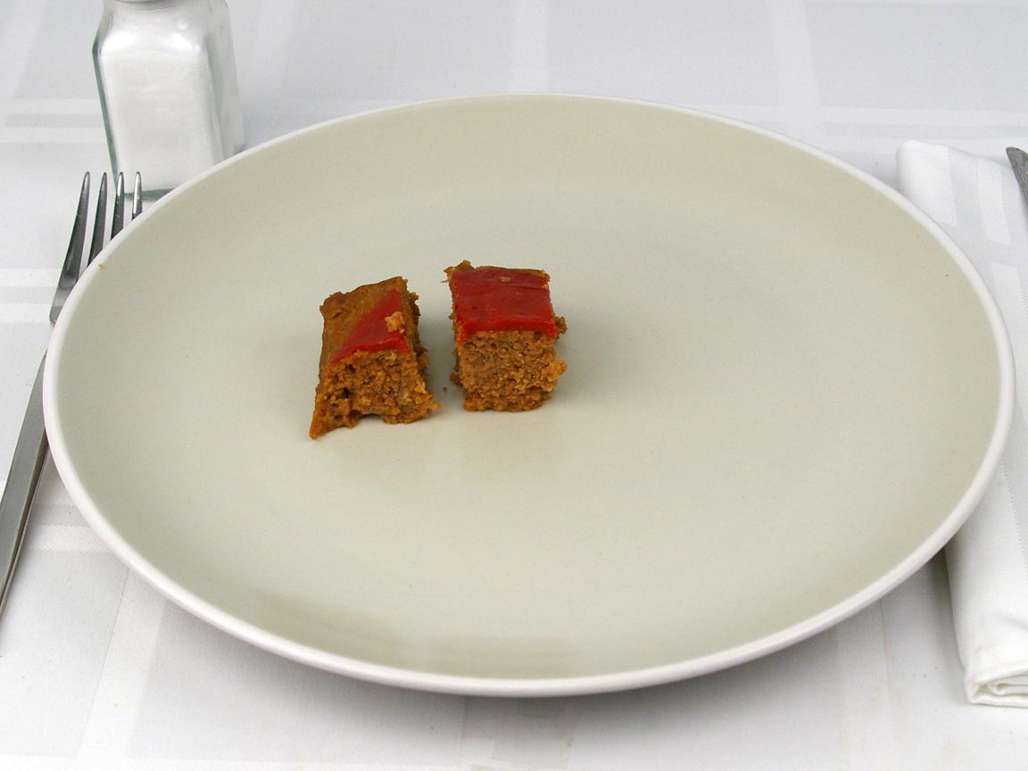Calories in 56 grams of Hormel - Meatloaf