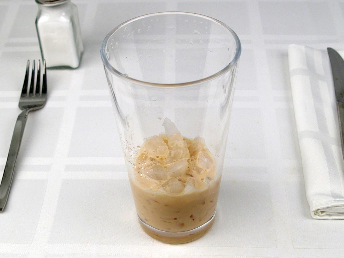 Calories in 0.08 venti of Starbucks Iced Latte 2% - Grande