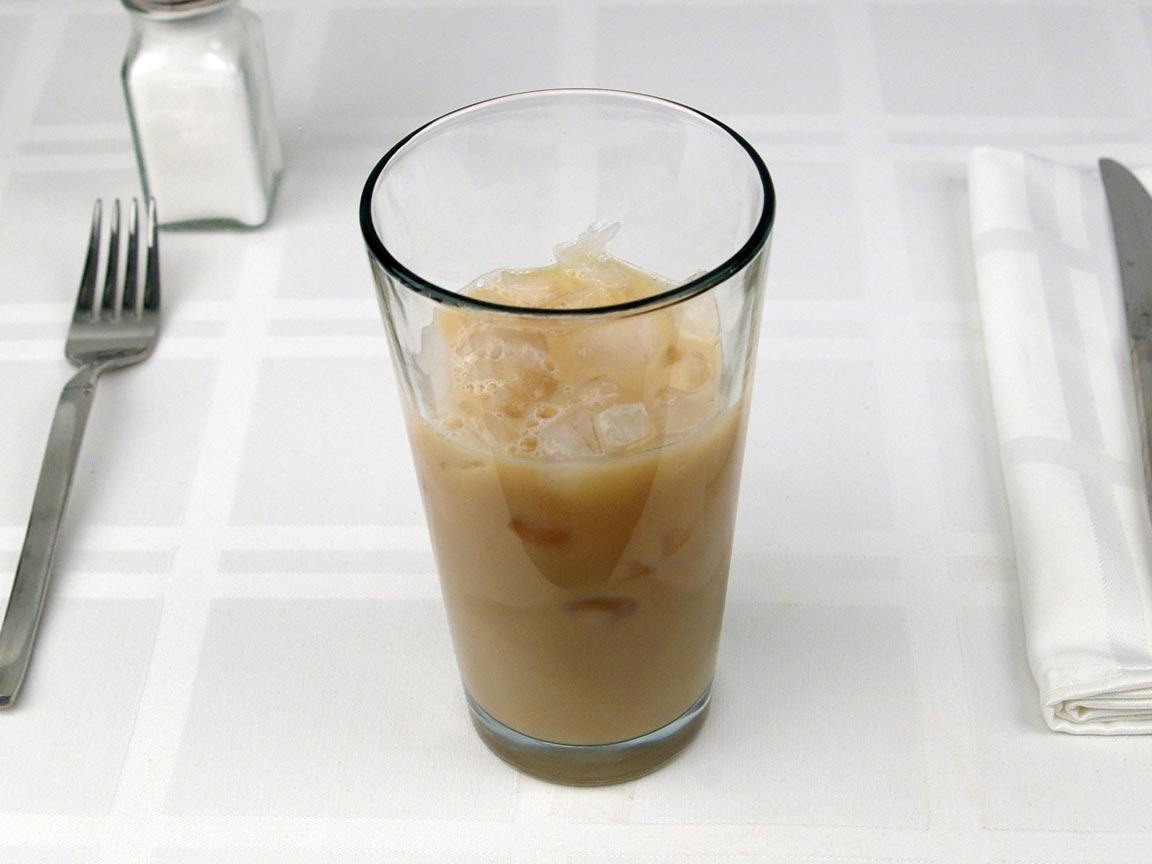Calories in 0.5 tall of Starbucks Iced Latte Nonfat - Tall