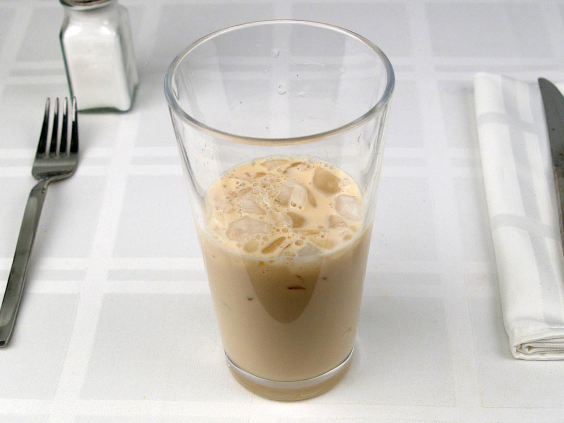 Calories in 0.5 grande of Starbucks Iced Latte Whole Milk - Grande