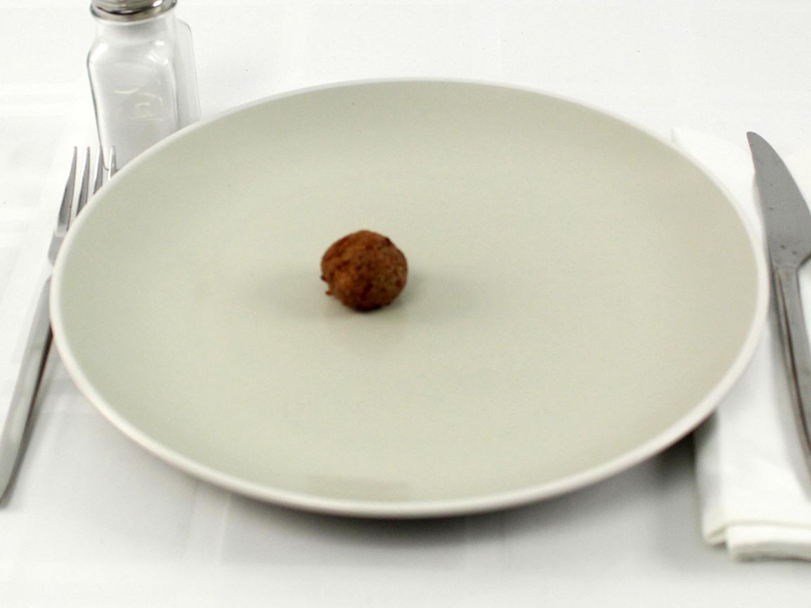 Calories in 1 meatball(s) of Ikea Swedish Meatballs