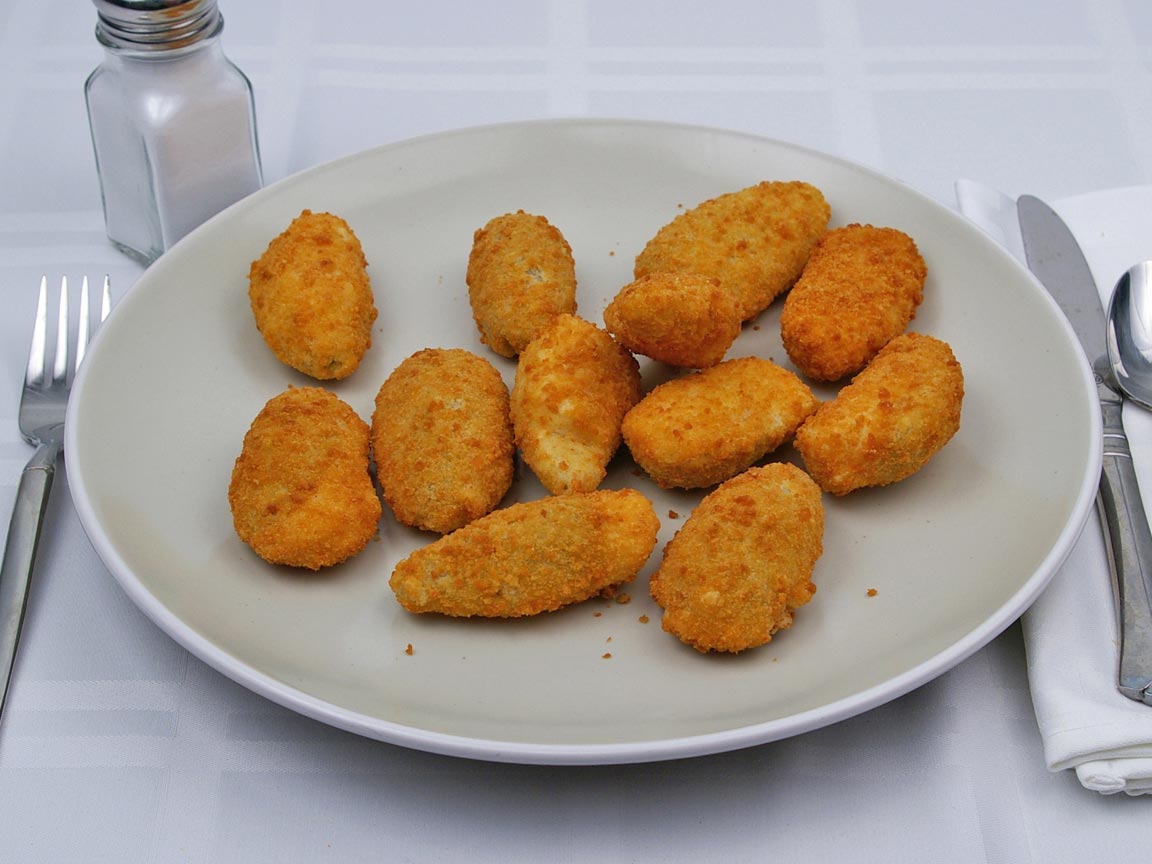 Calories in 12 piece(s) of Jalapeno Poppers - Cream Cheese - Oven Baked
