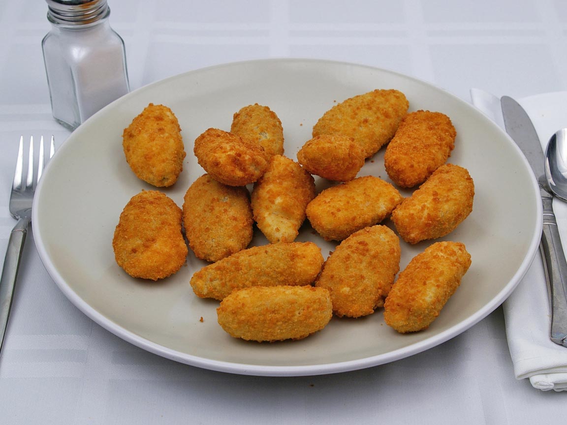 Calories in 15 piece(s) of Jalapeno Poppers - Cream Cheese - Oven Baked