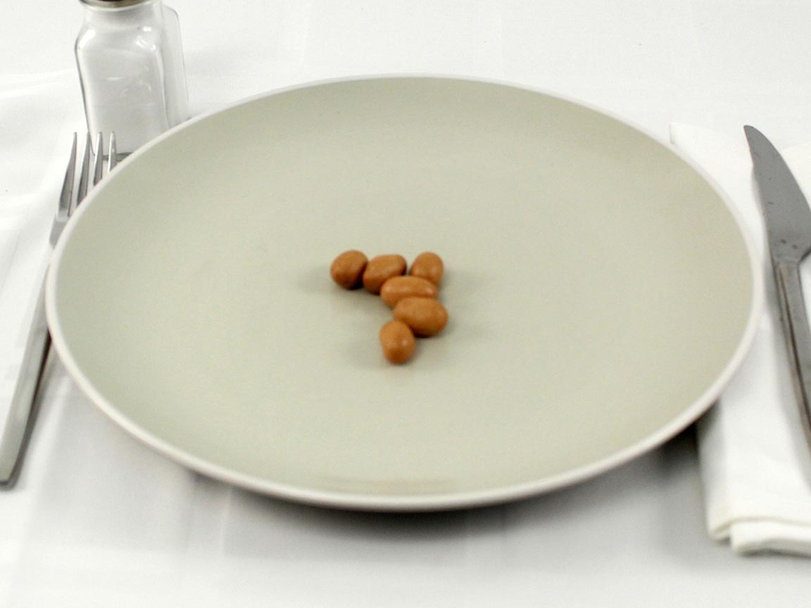 Calories in 9 grams of Japanese Peanuts