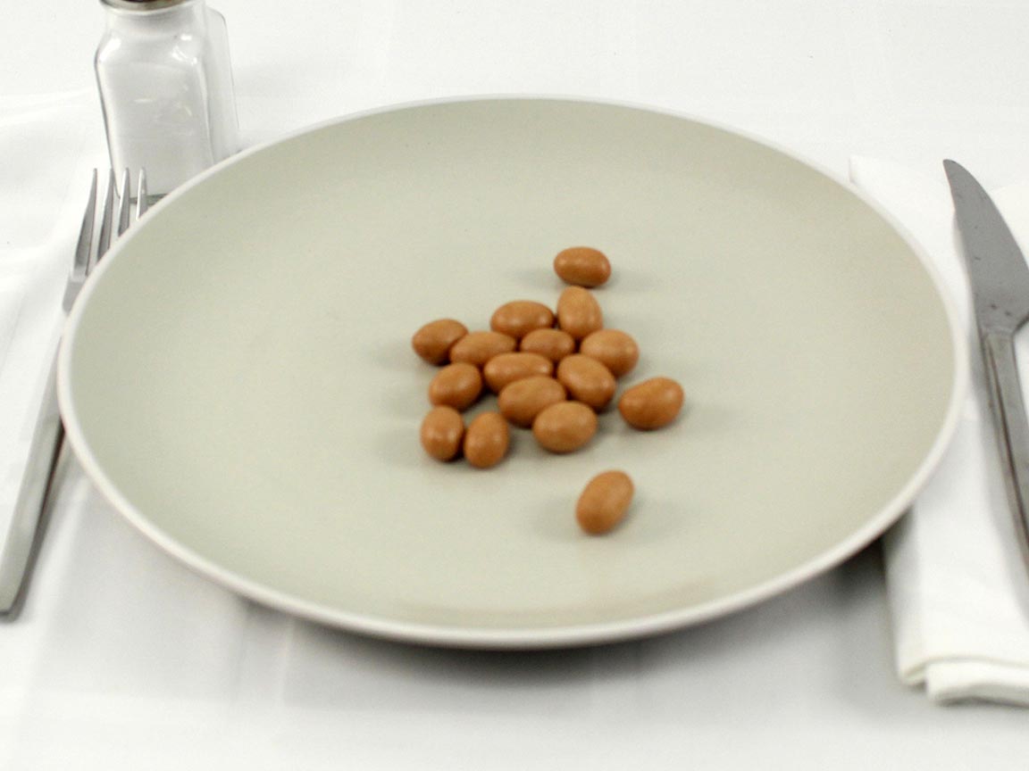 Calories in 24 grams of Japanese Peanuts