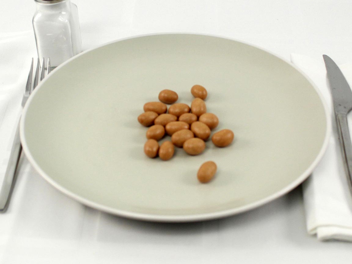 Calories in 27 grams of Japanese Peanuts
