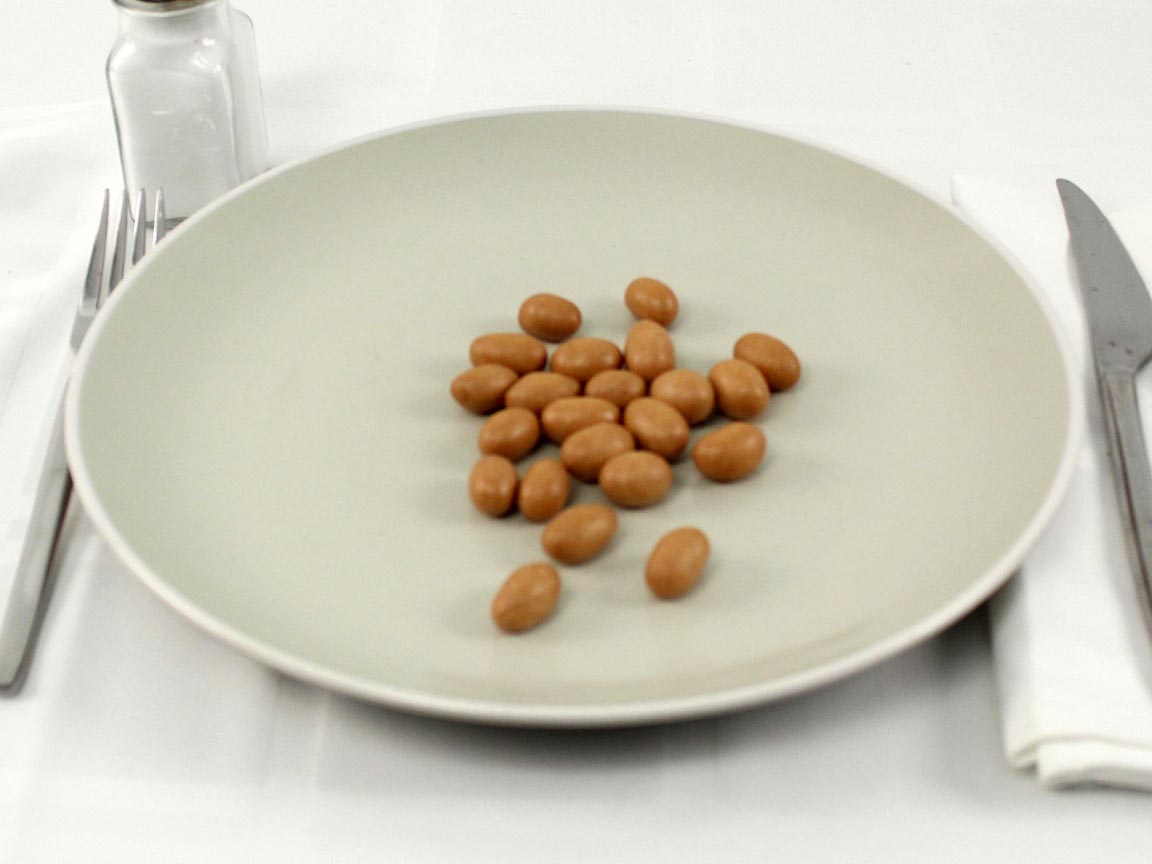 Calories in 33 grams of Japanese Peanuts