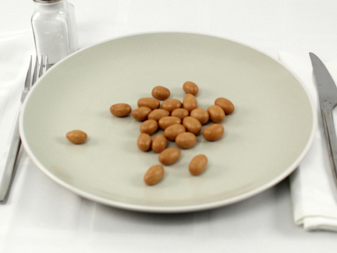 Calories in 36 grams of Japanese Peanuts