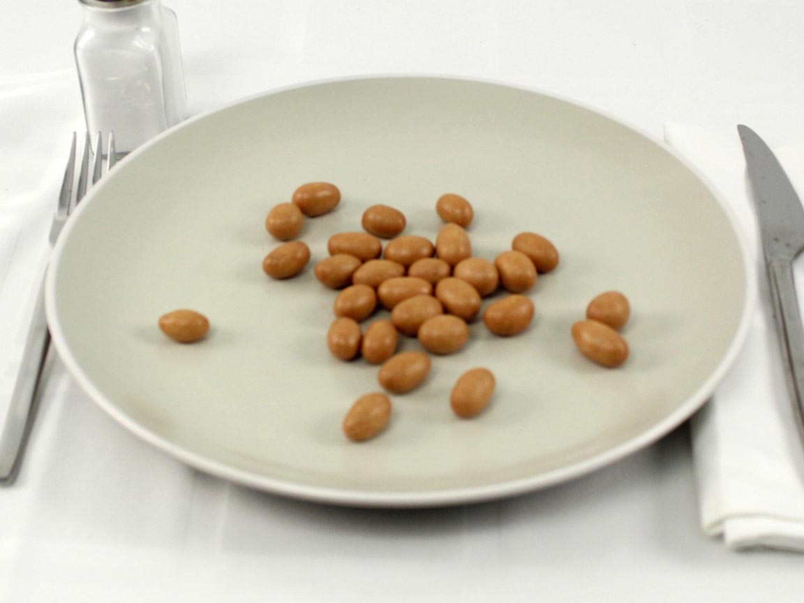 Calories in 42 grams of Japanese Peanuts