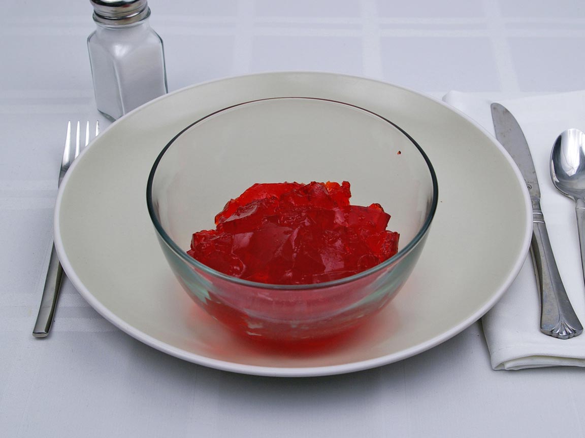 Calories in 1 cup(s)  of Jello - Gelatin
