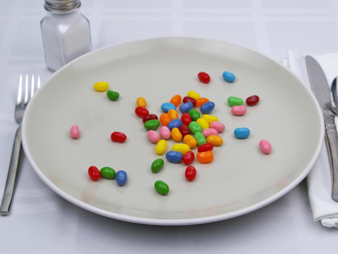 Calories in 50 piece(s) of Jelly Belly
