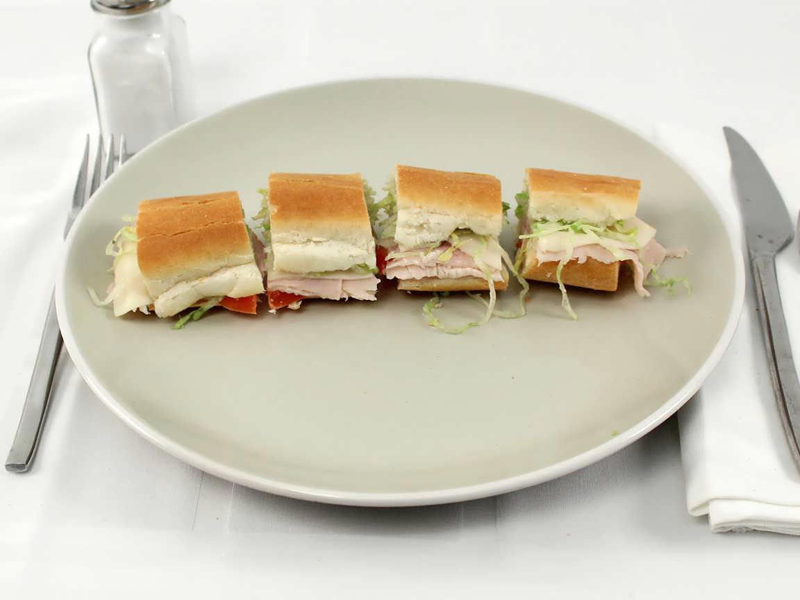 Calories in 1 sandwich(s) of Jimmy John's Little #4 Turkey