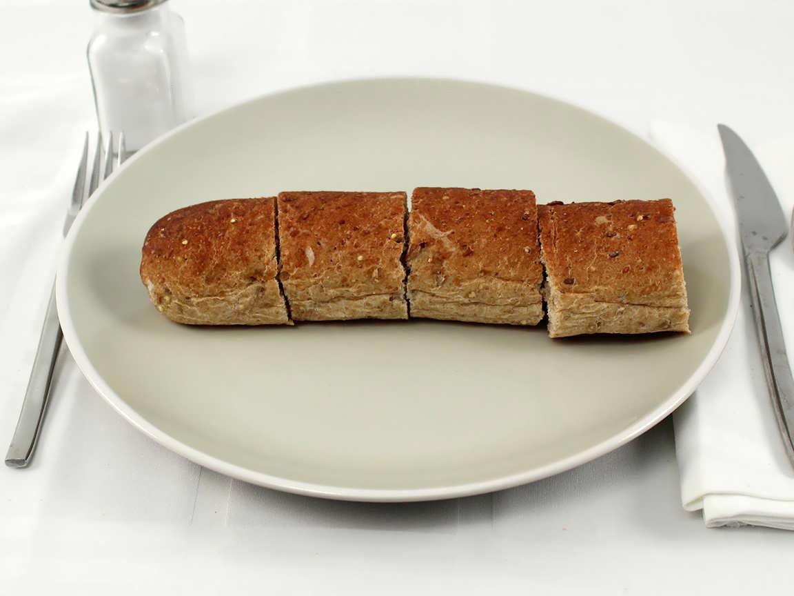 Calories in 120 grams of Jimmy John's Wheat Bread