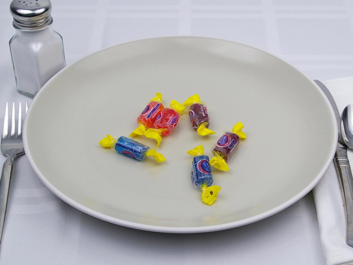 Calories in 6 piece(s) of Jolly Rancher