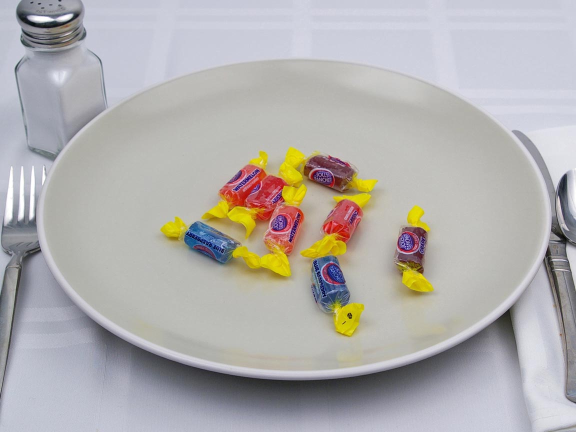 Calories in 8 piece(s) of Jolly Rancher