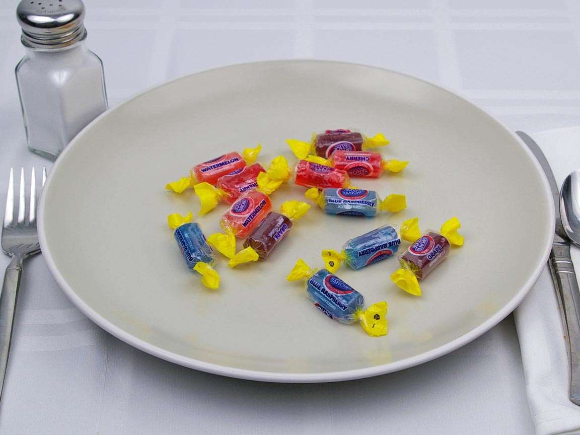Calories in 12 piece(s) of Jolly Rancher