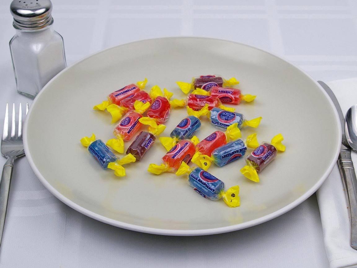 Calories in 16 piece(s) of Jolly Rancher