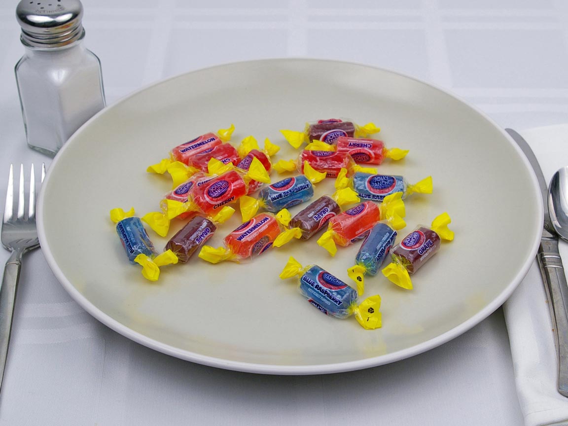 Calories in 18 piece(s) of Jolly Rancher