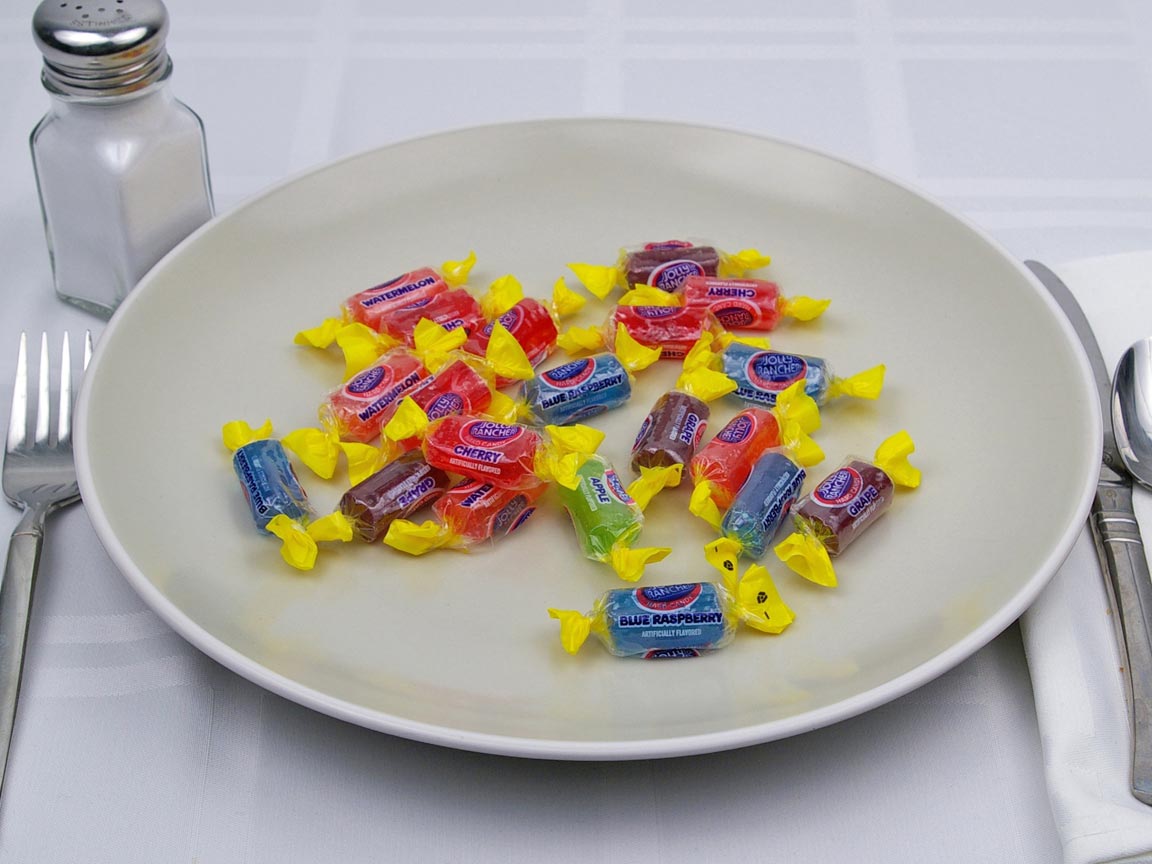 Calories in 20 piece(s) of Jolly Rancher