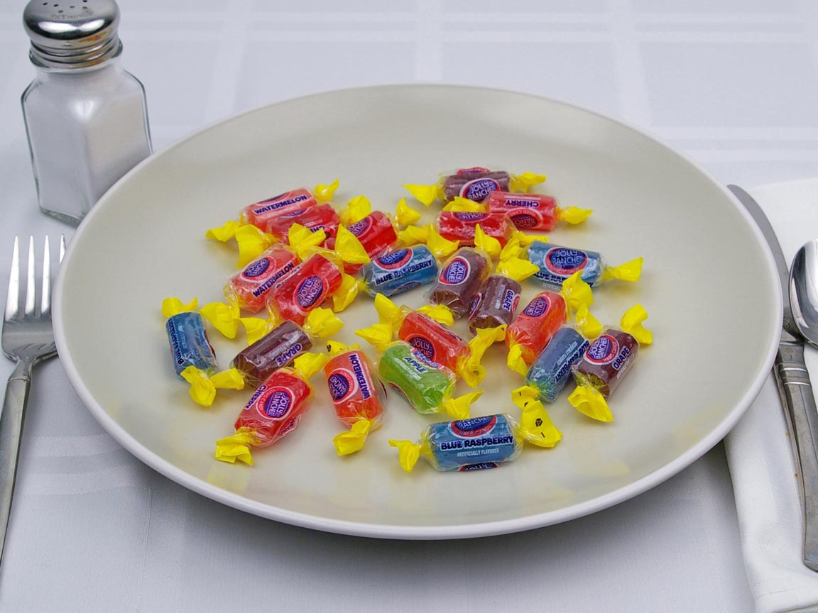 Calories in 22 piece(s) of Jolly Rancher