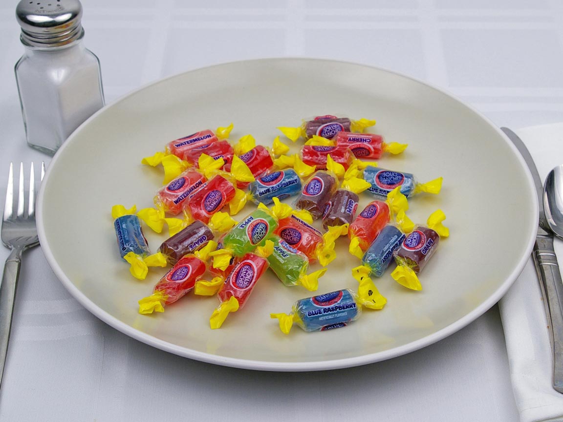 Calories in 24 piece(s) of Jolly Rancher