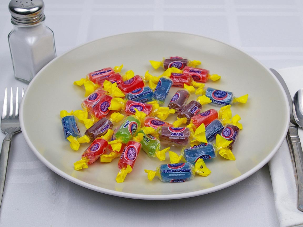 Calories in 28 piece(s) of Jolly Rancher