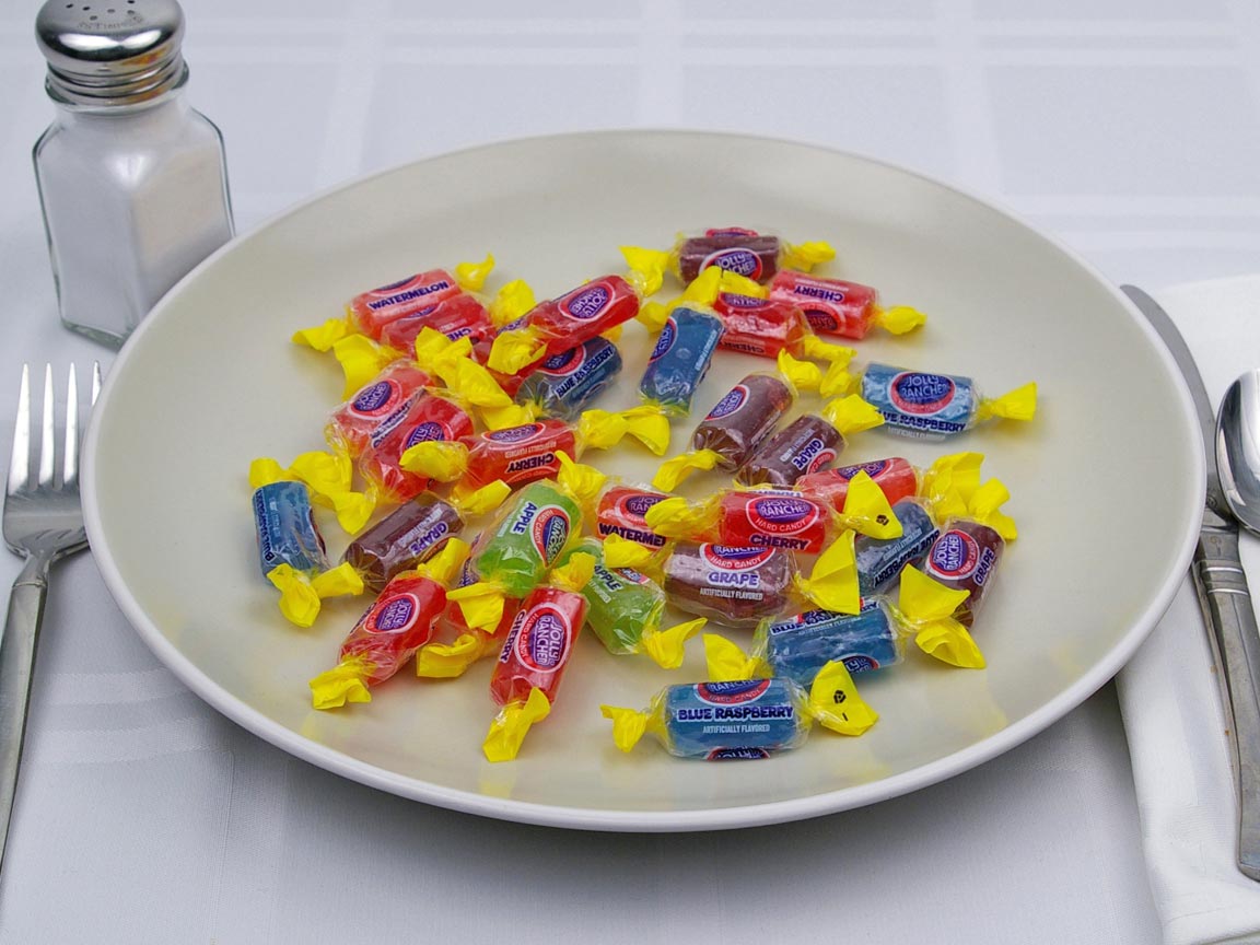 Calories in 30 piece(s) of Jolly Rancher