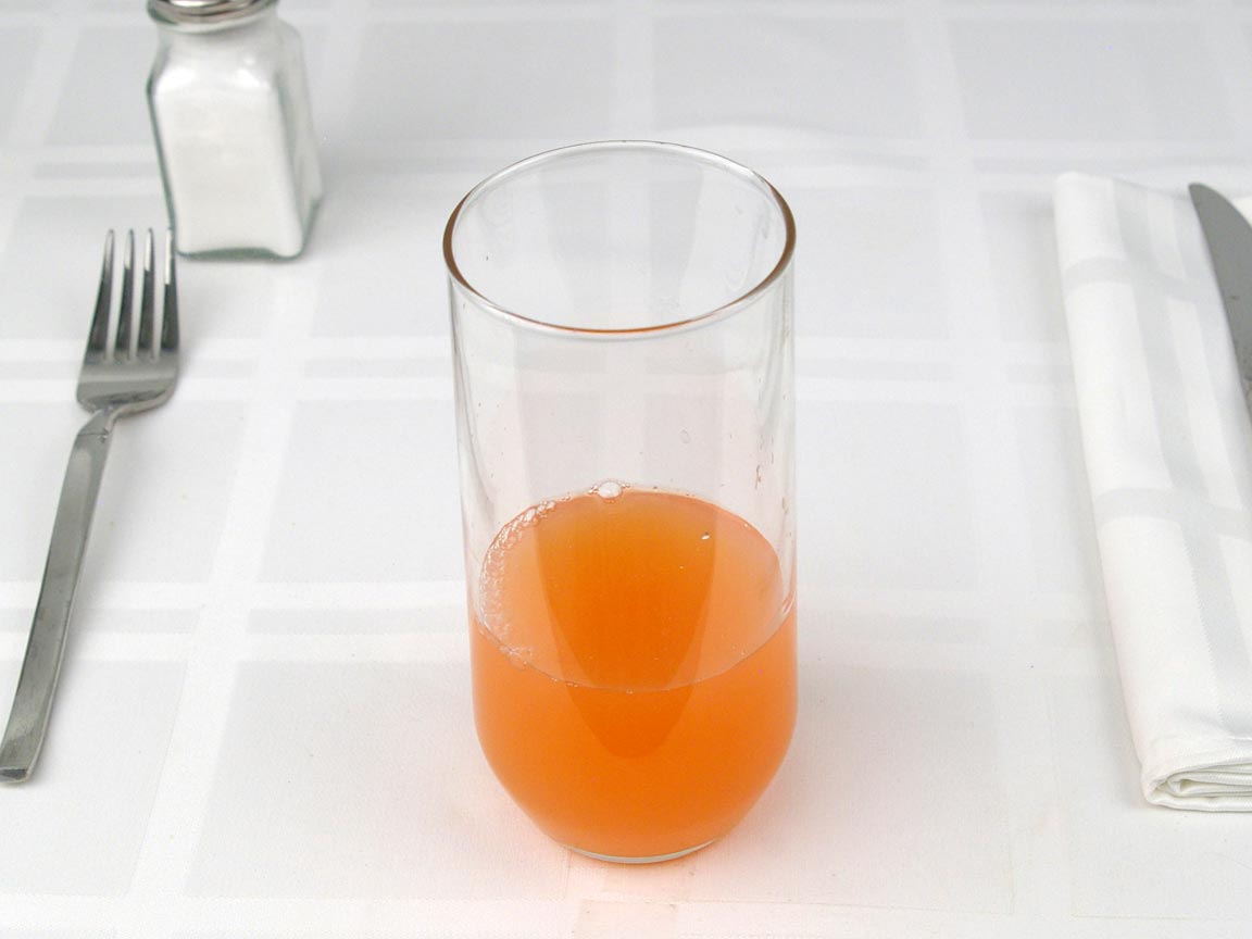 Calories in 0.75 fl cup(s) of Pink Grapefruit Juice