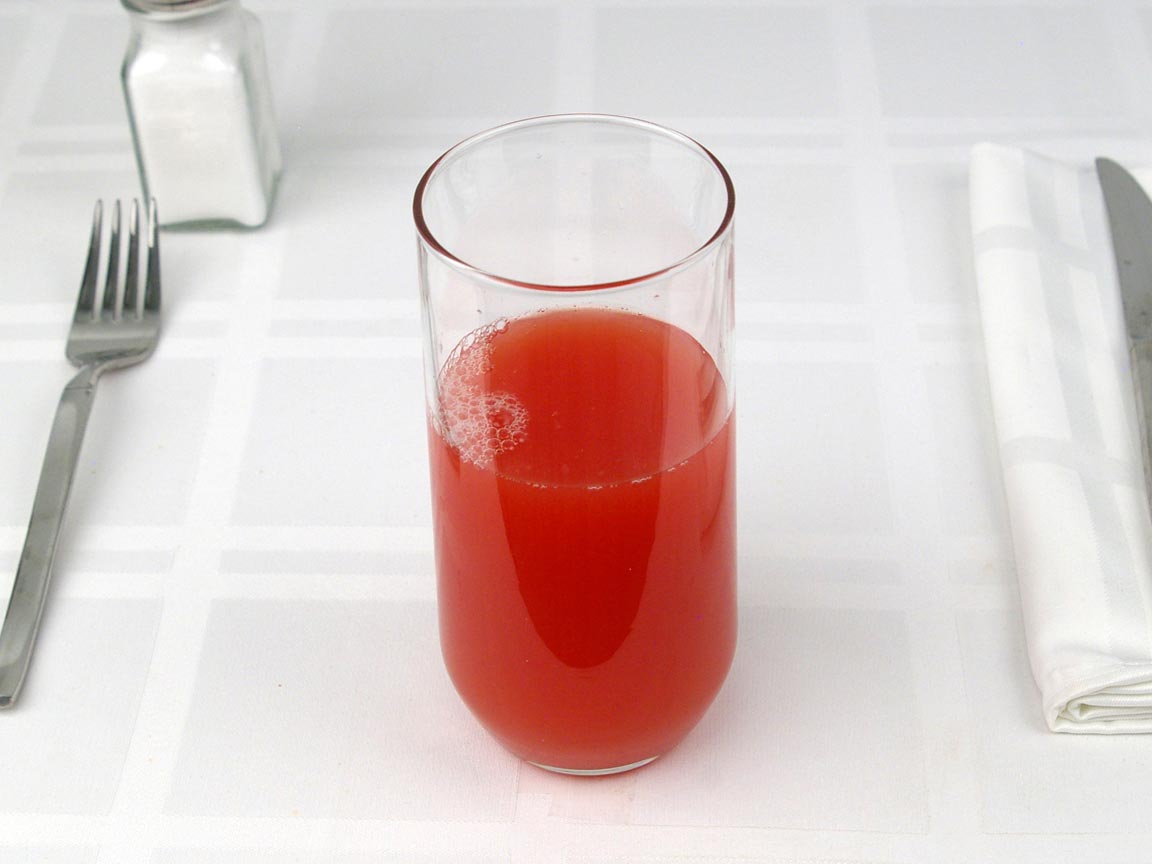Calories in 1.25 cup(s) of Cold Pressed Watermelon Juice