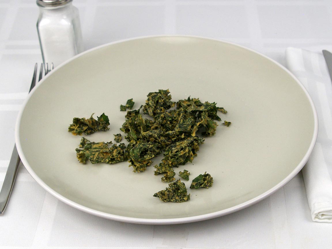 Calories in 14 grams of Seasoned Kale Chips