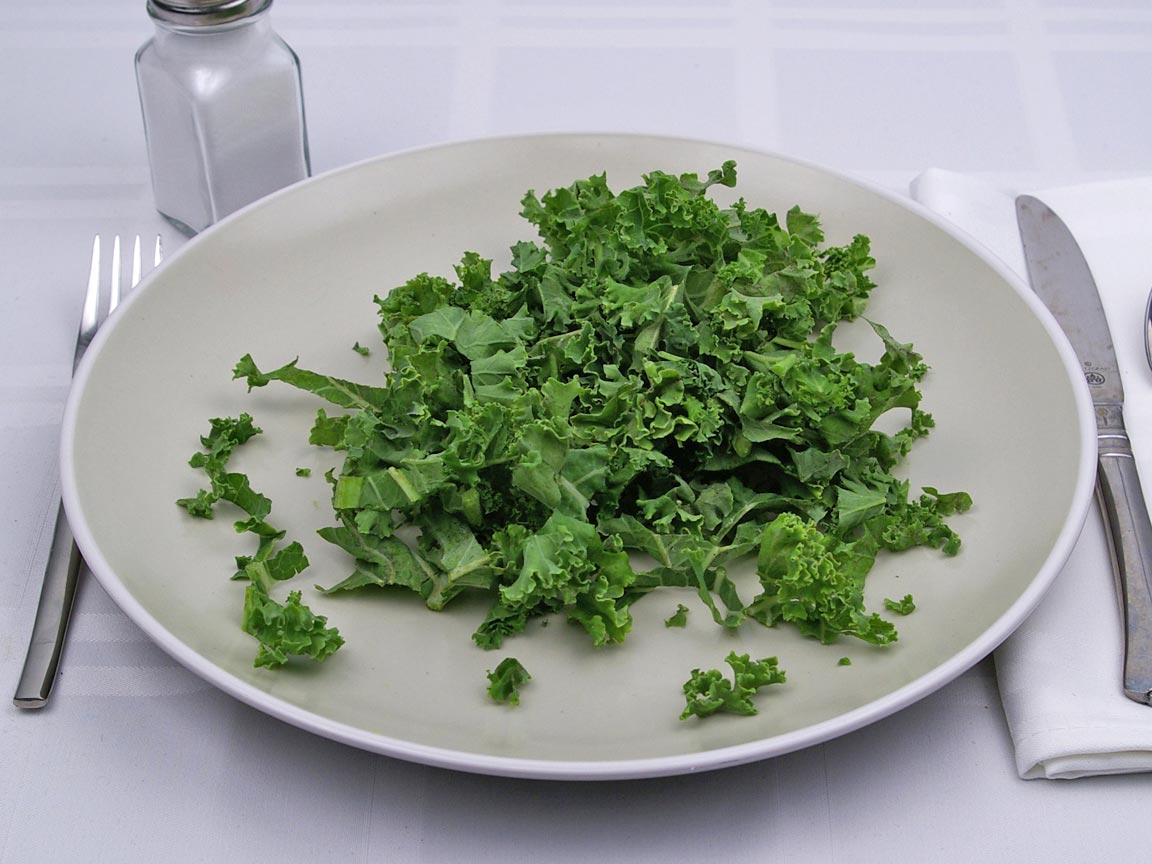Calories in 1.75 cup of Kale - Raw