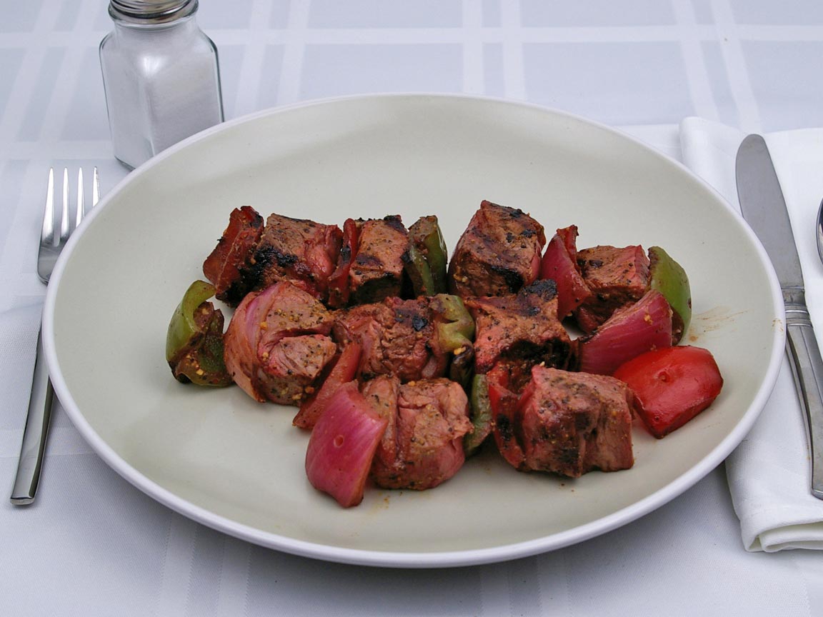 Calories in 382 grams of Kebab Beef