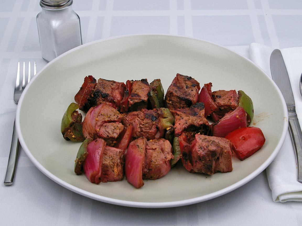 Calories in 425 grams of Kebab Beef