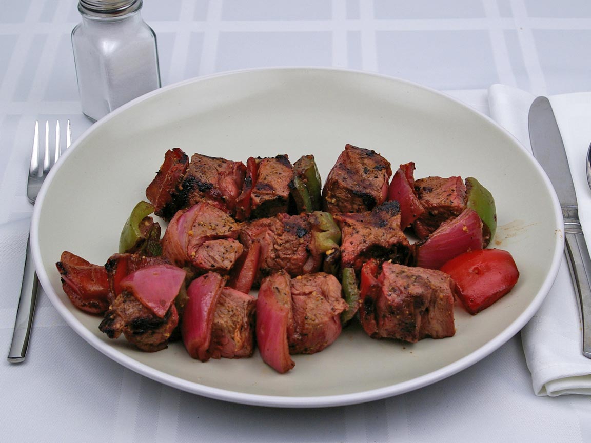 Calories in 467 grams of Kebab Beef