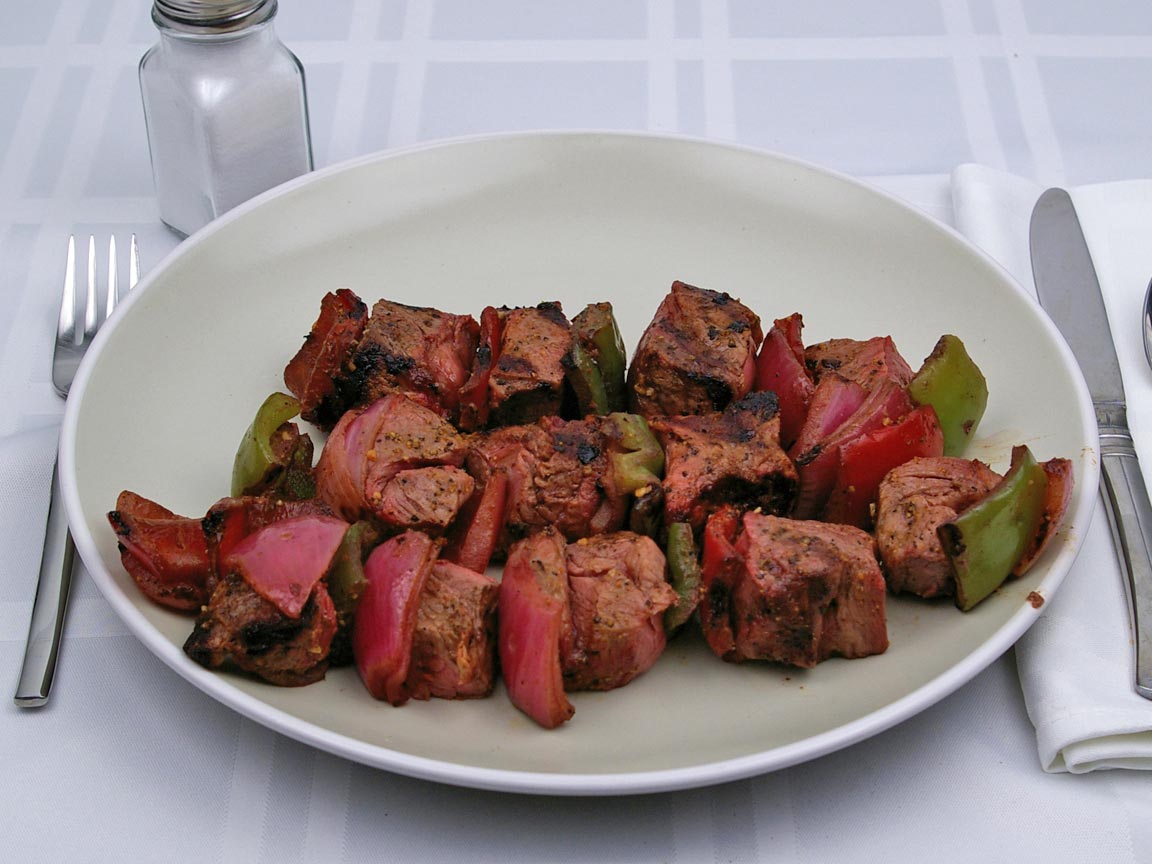 Calories in 510 grams of Kebab Beef