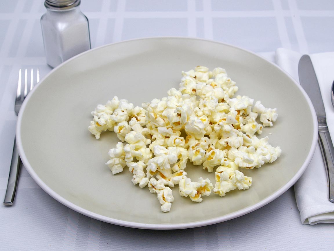 Calories in 1.5 cup(s) of Popcorn - Kettle Corn -Micowave