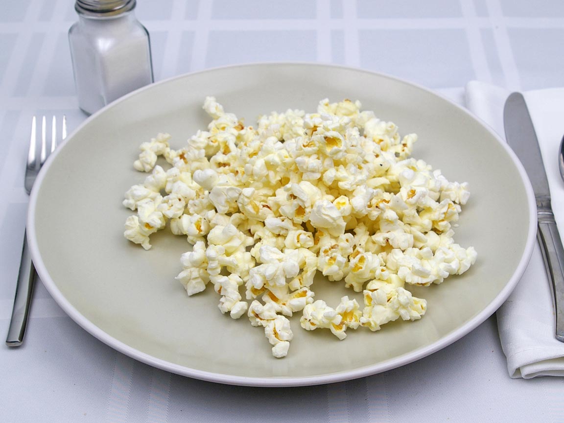 Calories in 2.25 cup(s) of Popcorn - Kettle Corn -Micowave