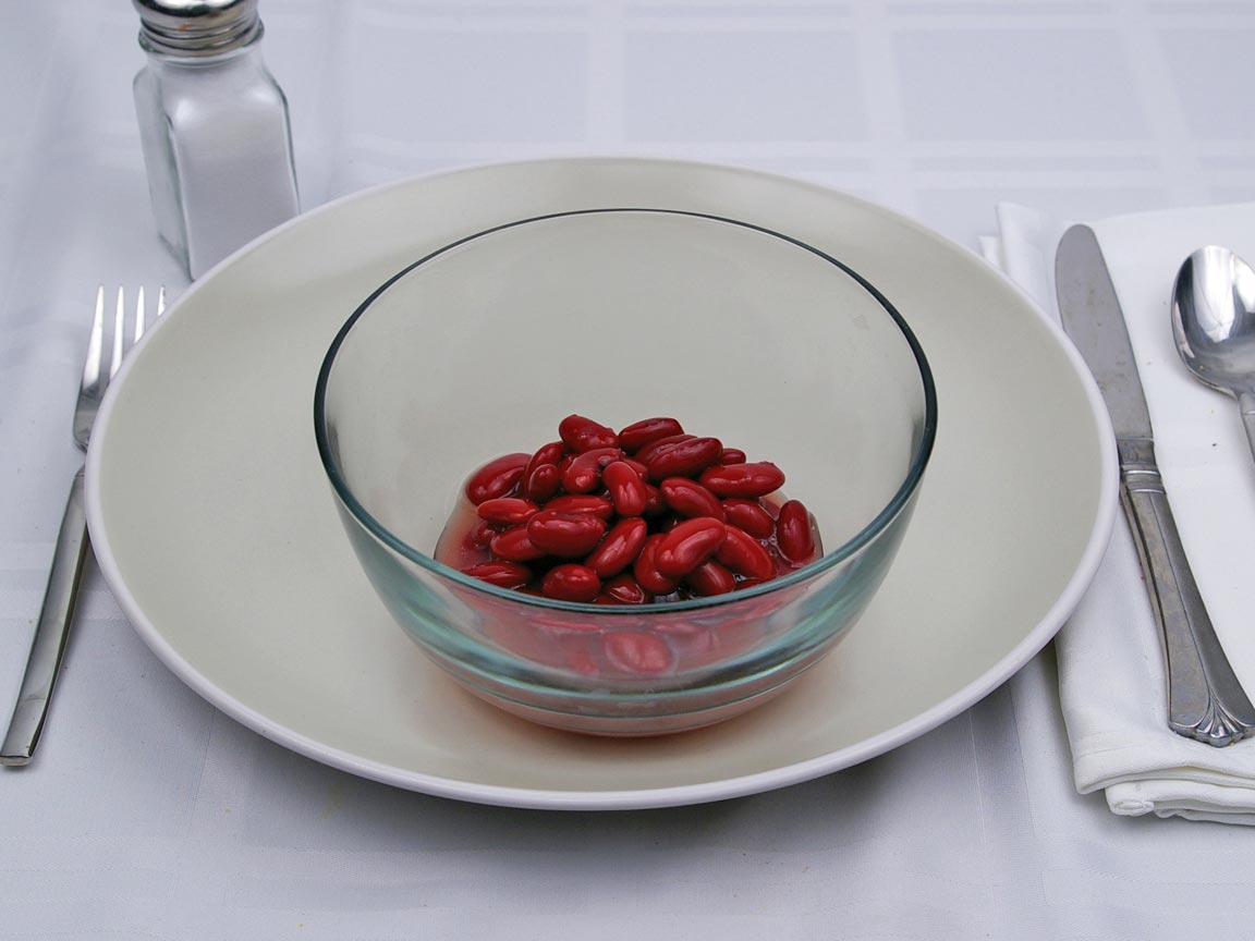 Calories in 0.5 cup(s) of Kidney Beans - Canned