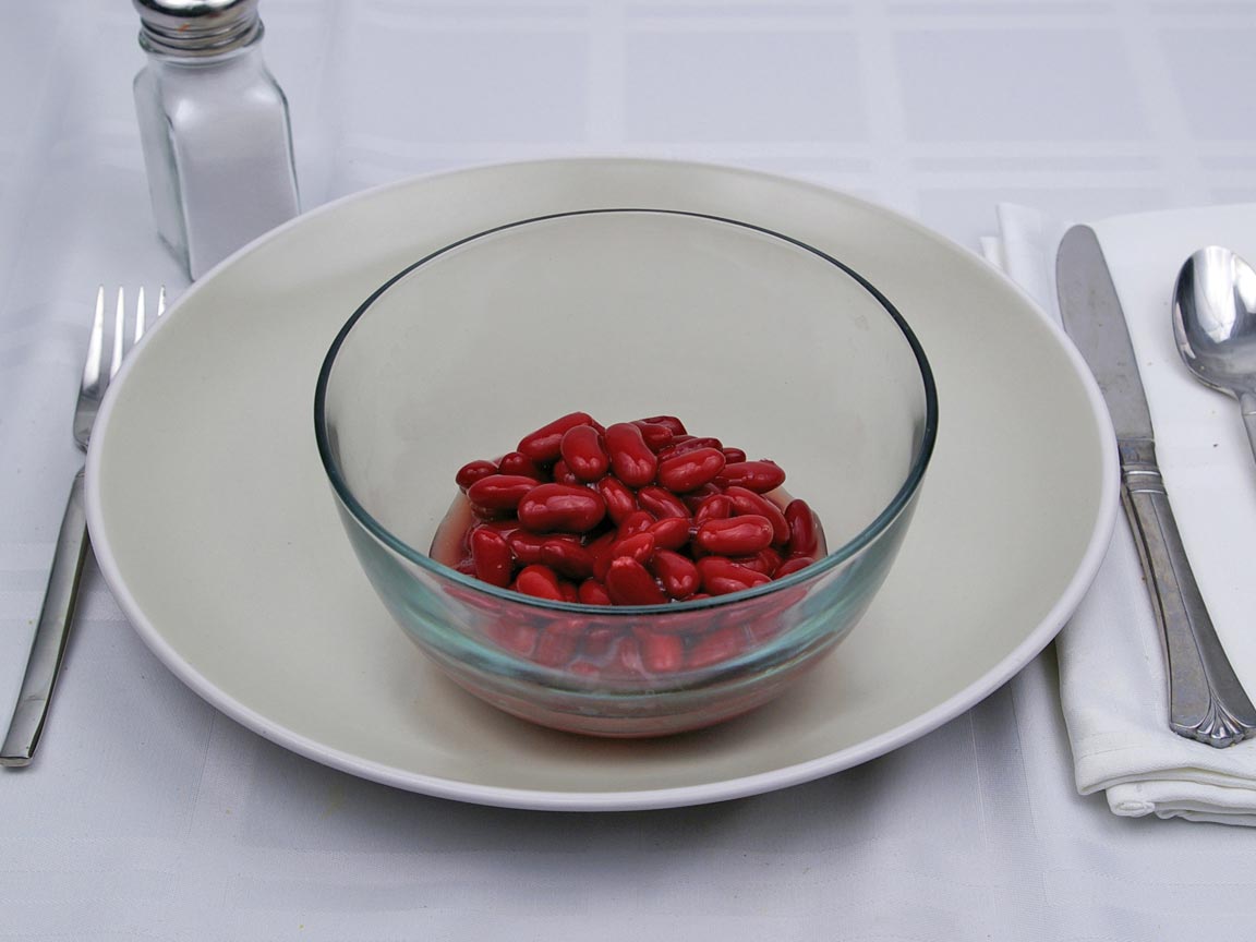 Calories in 0.75 cup(s) of Kidney Beans - Canned