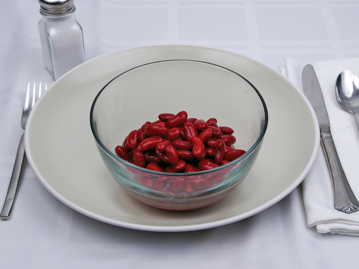 Calories in 1 cup(s) of Kidney Beans - Canned