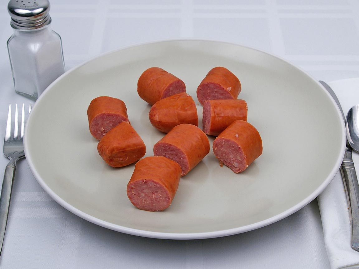 Calories in 153 grams of Italian Sausage - Pork