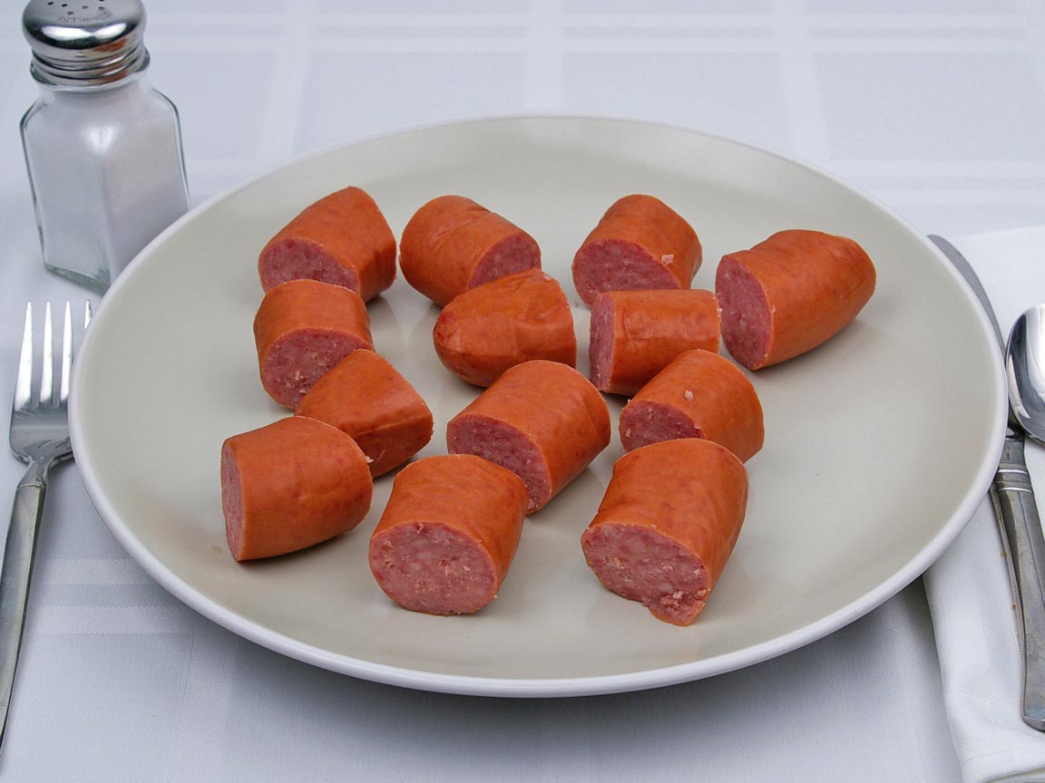 Calories in 221 grams of Kielbasa - Polish Sausage