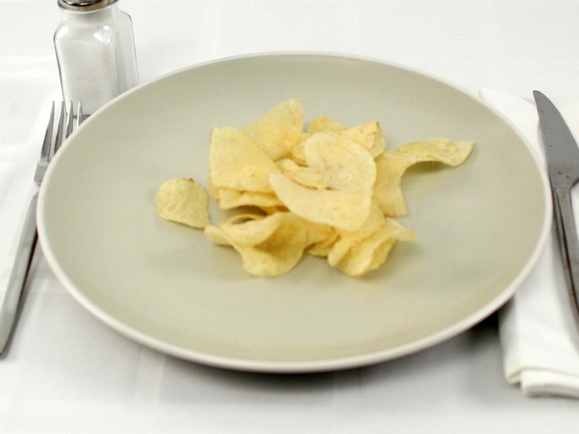 Calories in 21 grams of Classic Potato Chips