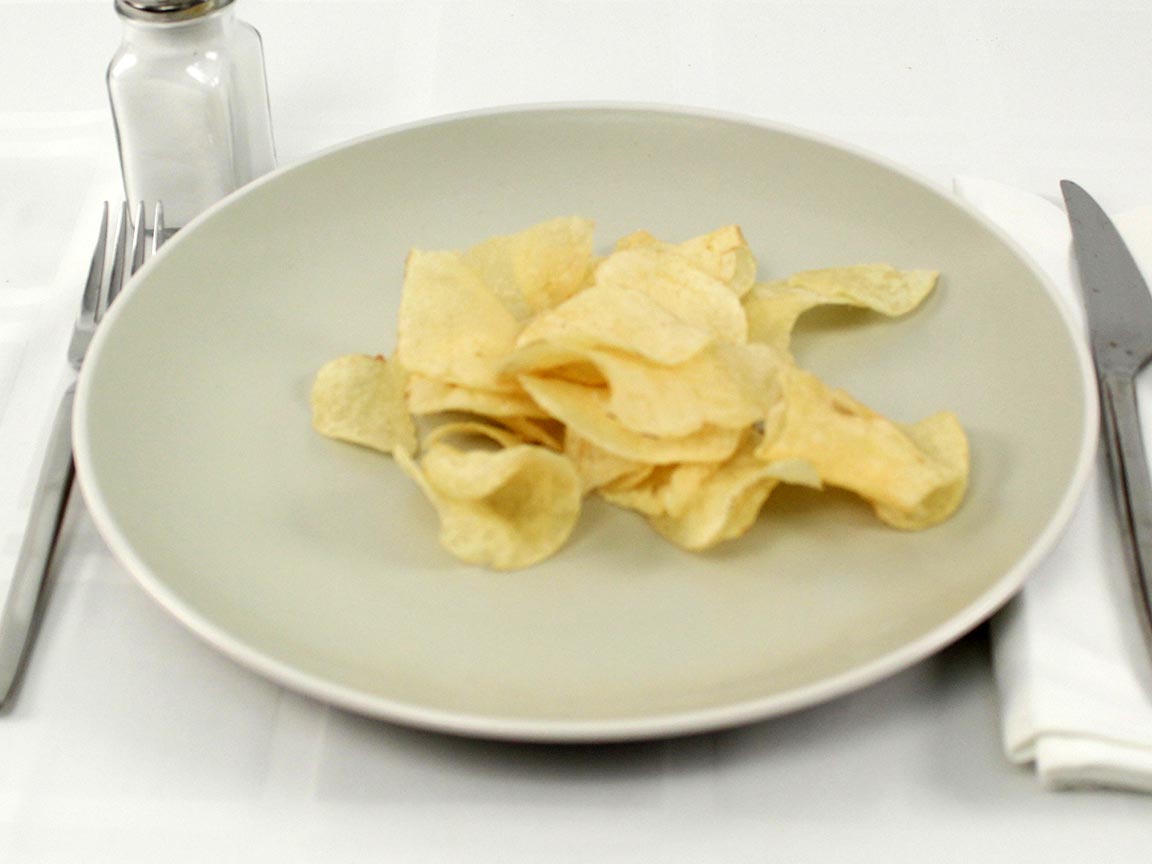 kamp Overeenkomstig met vorst Calories in 28 grams of Classic Potato Chips.